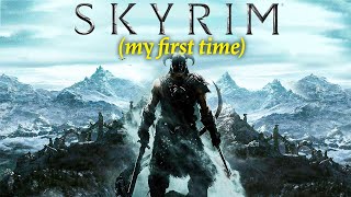 COD Player Tries SKYRIM For The First Time!