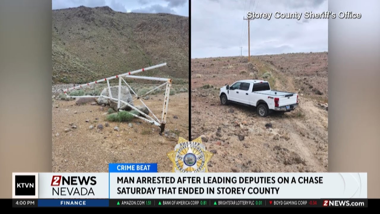 Sun Valley man leads deputies on chase in stolen truck, Storey County ...