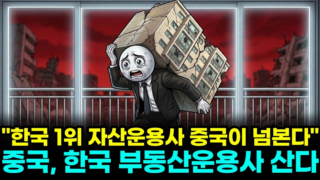 중국이 1조 1천억 들고 한국 1위 부동산운용사 삼키려는 진짜 목적