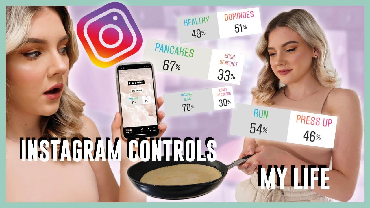INSTAGRAM CONTROLS MY LIFE FOR THE DAY - YouTube