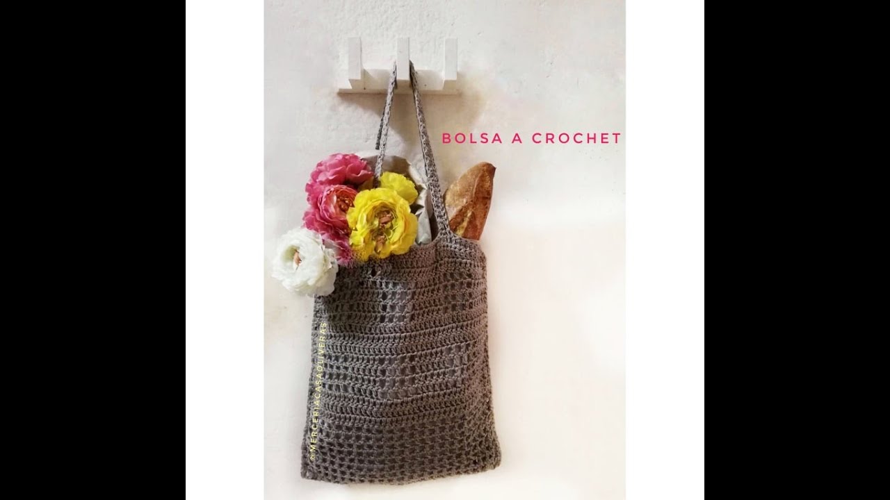 Bolso a crochet muy fácil, ideal para principiantes - Crochet Tote Bag