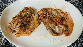 Oven baked Pork Chop - Cooking for one or two