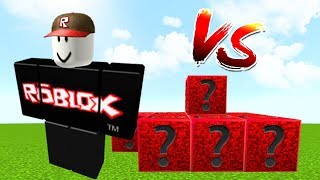 Desafio Lucky Blocks Dioros Vs Roblox Guest En Minecraft - Reto Minecraft Troll