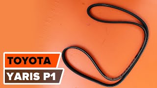 Συντήρηση Toyota Yaris Mk1 - εκπαιδευτικό βίντεο