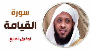 سورة القيامة - توفيق الصايغ