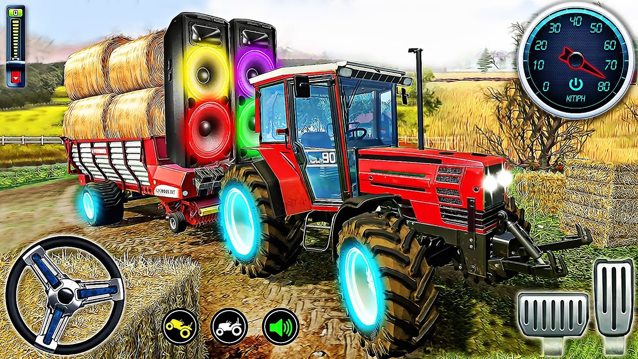 Farm Tractor Driving Games 3D - Combine Harvester Transport Driver Sim | Android Gameplay