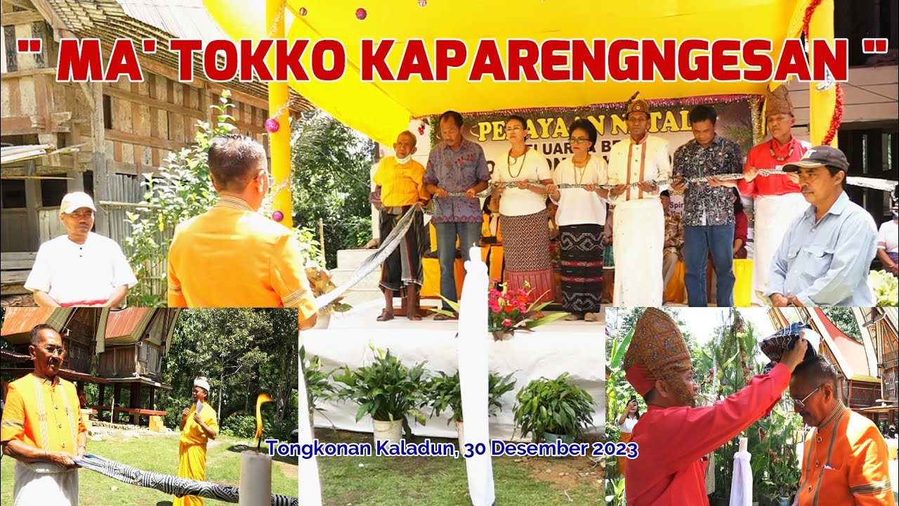 Ma' Tokko Kaparengngesan ( Pengukuhan Pemangku adat Toraja ) di Tongkonan Kaladun