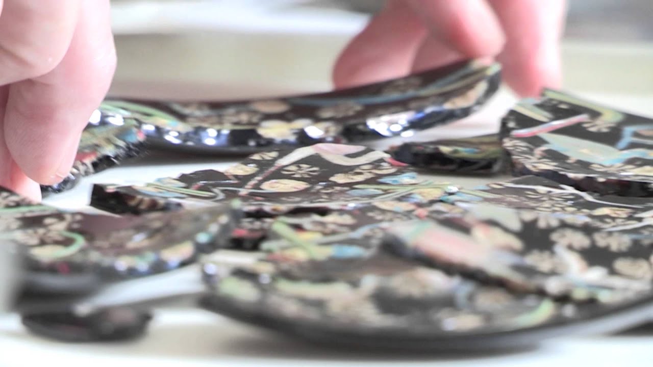 Glass Conservation: Hemispherical Bowl with Inlaid Nilotic Scene
