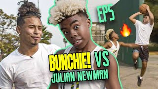 13 Year Old Bunchie Young Goes 1v1 W/ JULIAN NEWMAN! Who's The ULTIMATE ATHLETE!? Jaden Pulls Up Too