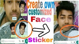 Create your own CUSTOMIZED FACE stickers on WhatsApp 👨👩👱‍ screenshot 5