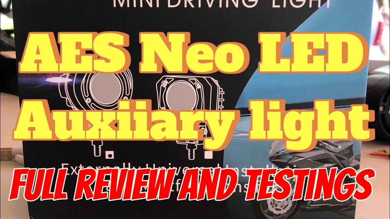 AES Neo LED 60watts, mini driving light/ auxiliary light, Full review
