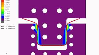 Forming Simulation - Hot stamping - Temperature without cooling channels
