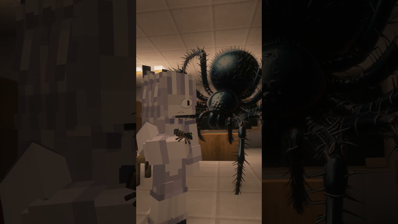 Claire finds a Spider 