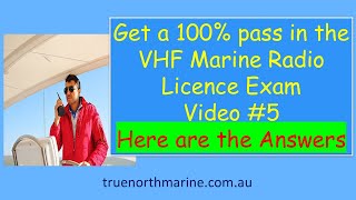 VHF Marine Radio Licence - Exam answers #5