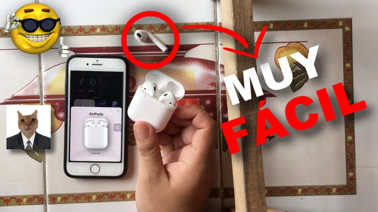 COMO CONECTAR UN AIRPOD DE REMPLAZO FACIL Y RAPIDO Aprende A 
