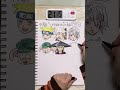 45分で何ができる？『う』から始まる名前のキャラ何人描けるか検証してみた #Shorts