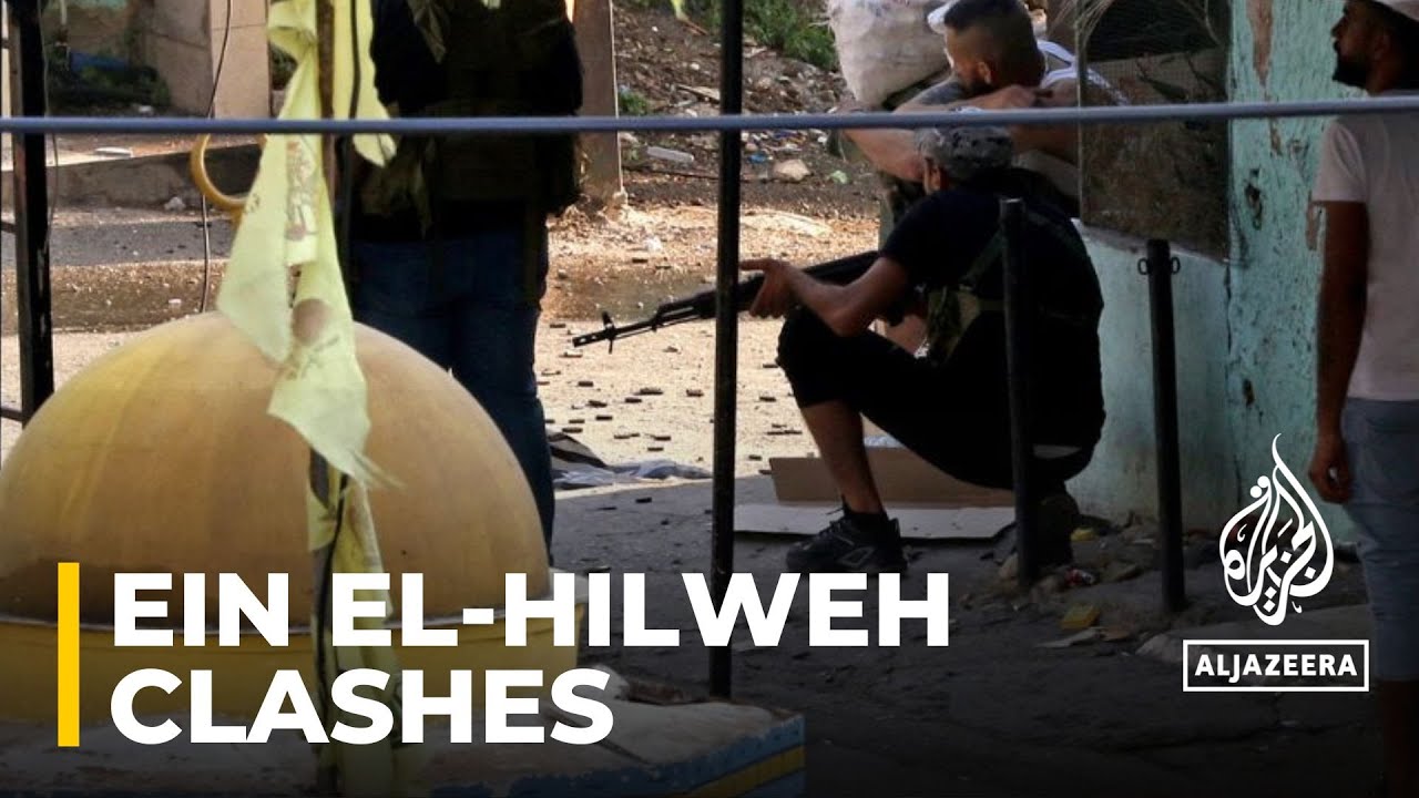 مقتل عدد من الأشخاص في اشتباكات بمخيم للاجئين الفلسطينيين في لبنان