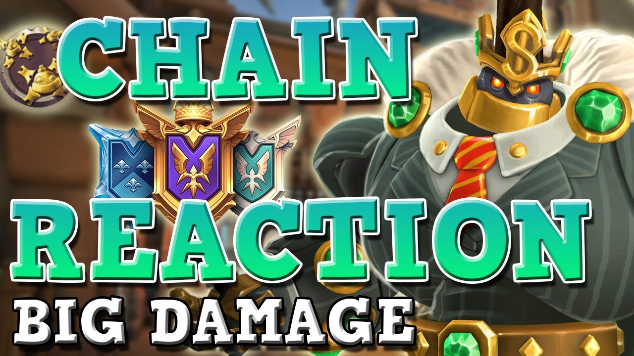 HUGGGEE DAMAGE NUMBERS WITH CHAIN REACTION | Bomb King Ranked Gameplay