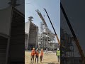Installation of Catwalk over Silo