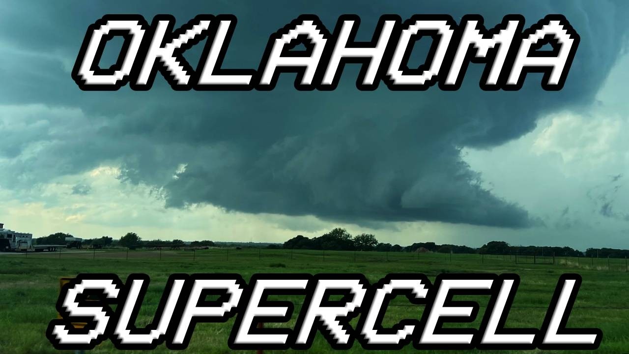 OKLAHOMA STORM CHASE WITH PHOTOGENIC SUPERCELL - YouTube