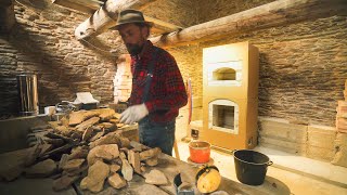 #88 Building the Facade of the Masonry Stove