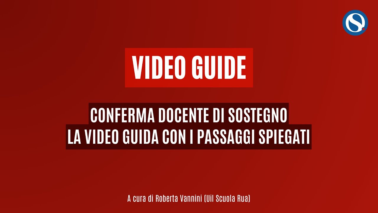 FOCUS | VIDEO GUIDA | Docenti sostegno: continuità didattica e non solo: tutti i passaggi spiegati