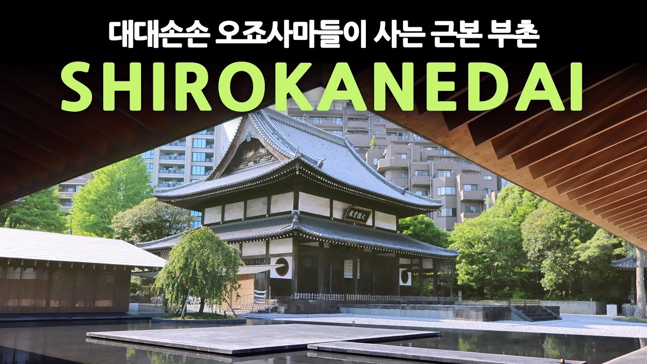 일본 현대건축 여행ep25/시로카네다이가 도쿄 최고의 부촌인 이유