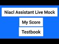 Niacl Assistant 2024 Testbook Live Mock I My Score l #niaclassistant #niacl #aptitudecorner