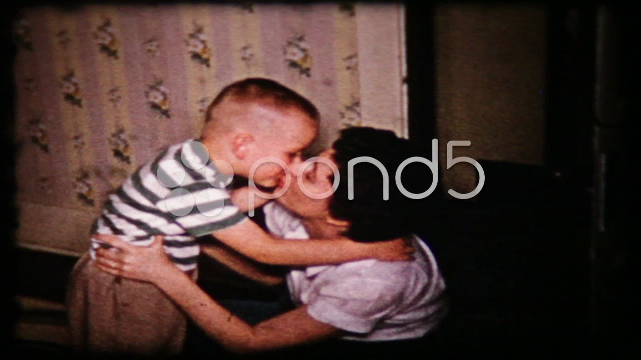 201 little boy kissing mom. Stock Footage YouTube
