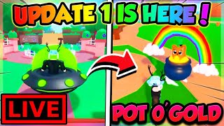 🔴LIVE - UPDATE 1 IS HERE in PET CATCHERS!! TRADING & GIVEAWAYS!! (Roblox)