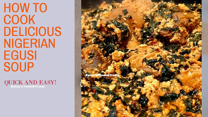 HOW TO COOK DELICIOUS NIGERIAN EGUSI SOUP WITH DRIED BITTER LEAVES!|QUICK AND EASY EGUSI SOUP!