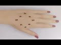 Simple Mehndi Design from Numbers| Easy Trick Tutorial | Easy Mehndi Design| #mehndi #henna #tricks