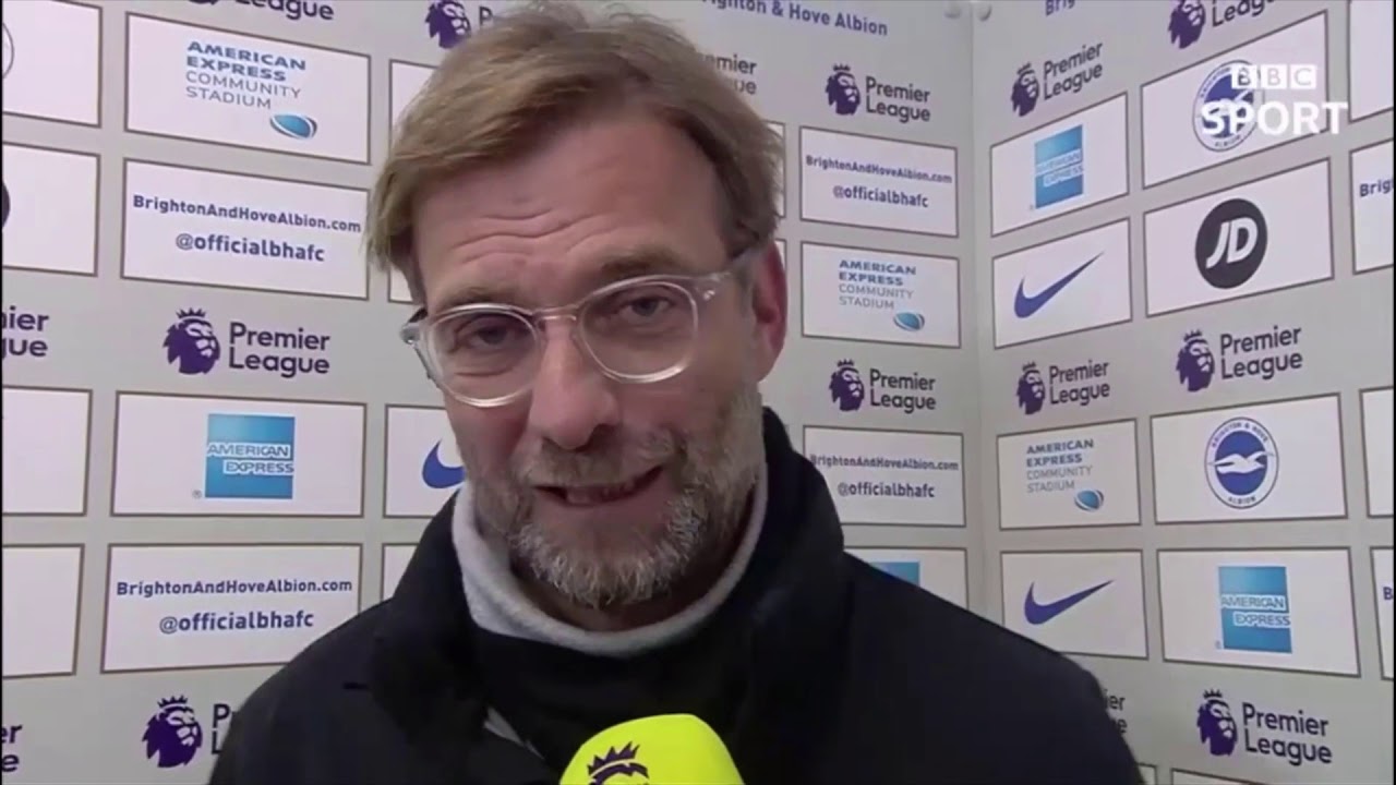 Brighton 1-5 Liverpool - Klopp post match interview