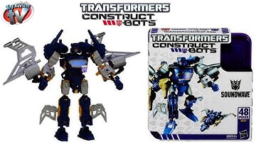 Transformers Construct-A-Bots Elite Class Soundwave Buildable Action Figure Review, Hasbro