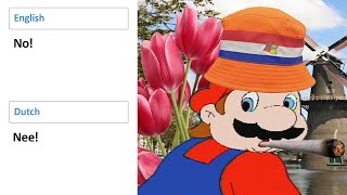 (Mario) NO in different languages meme