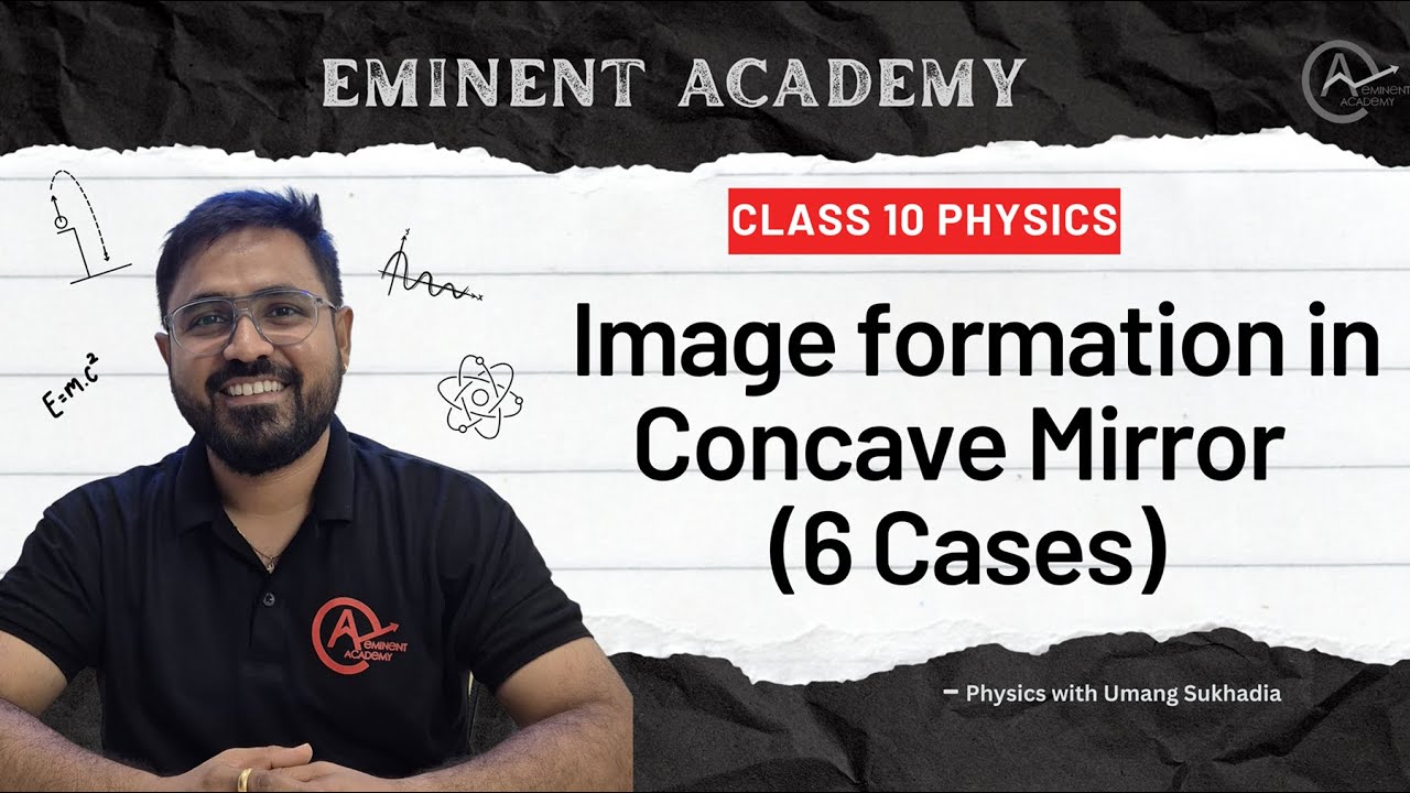 Concave Mirror Image Formation (6 Cases) | Board Exam Ready Explanation| Class-10| NCERT| Physics