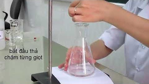 Chuẩn độ dung dich NaOH bằng dung dich HCl