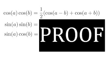 Product to sum formulas for sin and cos - PROOF