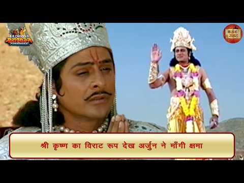 Arjuna Seeks Forgiveness After Witnessing Shri Krishna's Universal Form