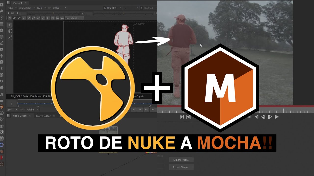 Importar una roto de Nuke en Mocha Pro ( #vfx #tutorial ) - YouTube
