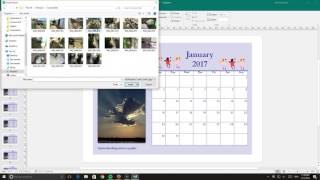 Publisher 2016 Calendar using template screenshot 2