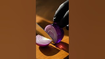 Satisfying Onion Cutting 🧅🔪ASMR | SharpKnife Skills & Crisp Slices• #ai #asmr #onion #shorts#viral