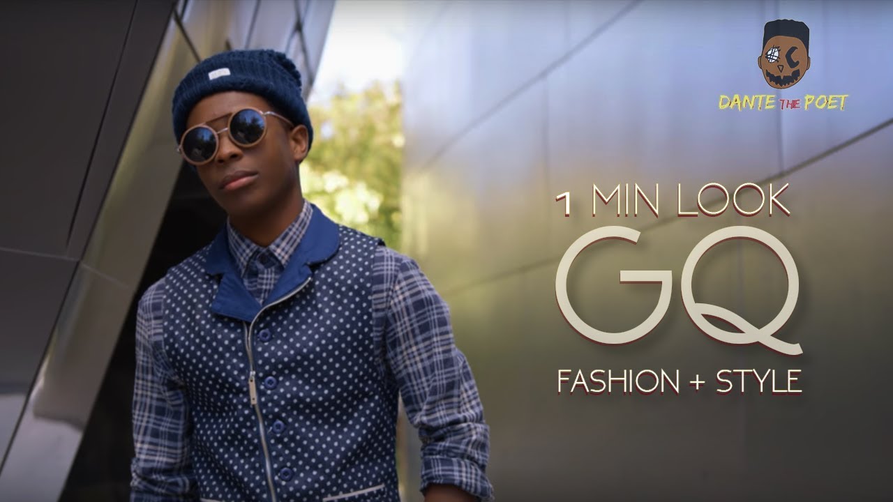DanteThePoet  |  GQ x HUES OF BLUE - 1 MIN LOOKBOOK