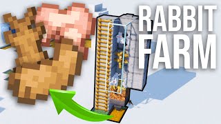 How to Build a Simple Rabbit Farm in Minecraft 1.14