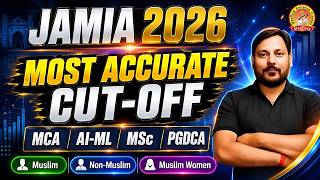 Jamia Safe Score & cut-off predication for muslim non muslims & muslim womens JAMIA-2026 #jamia#mca