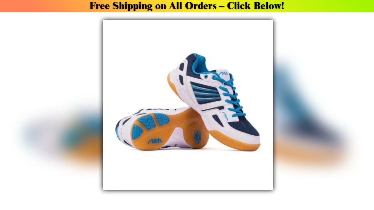 Original Stiga Table Tennis Shoes Men Women Luxury Brand Badminton Shoes Unisex Breathable Shoes