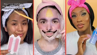 Best skincare makeup tutorial compilation #1