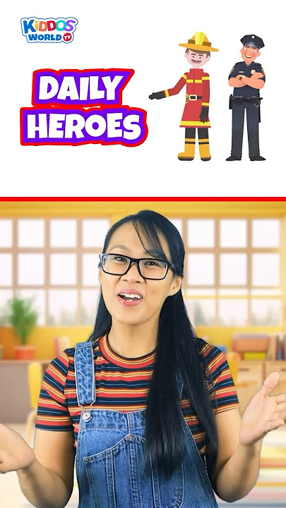 Learn Daily Heroes for Kids | Police Officer, Firefighter, Paramedic & Rescue Pilot with Miss V