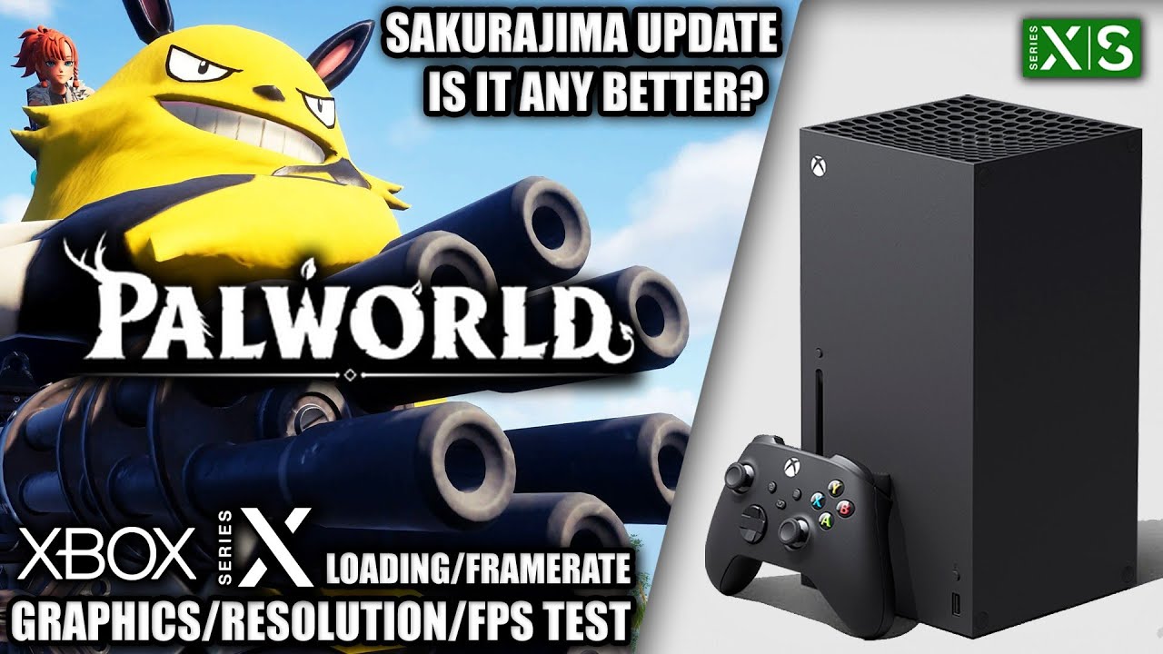 Palworld: Sakurajima Update - Xbox Series X Gameplay + FPS Test - YouTube