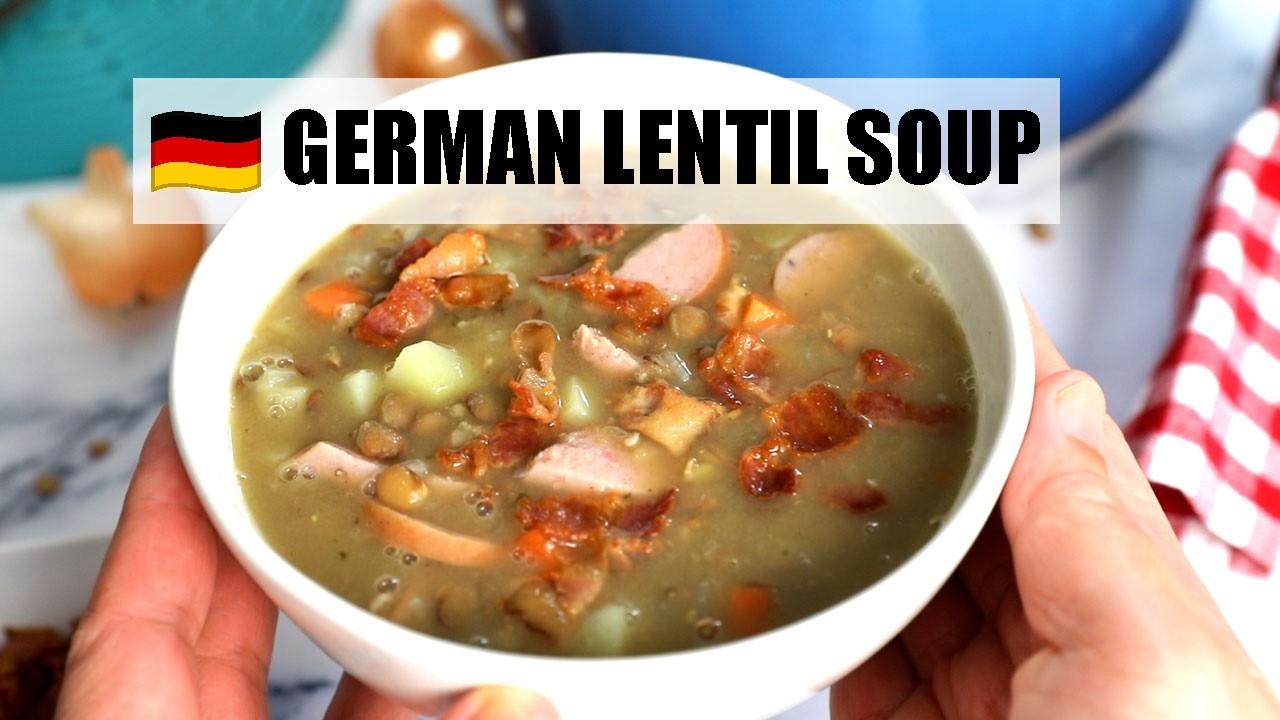 German Lentil Soup (Linsensuppe)